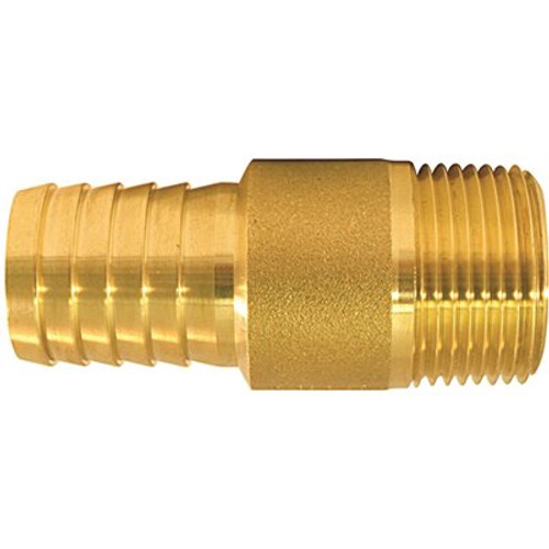 Apollo 1 in. x 1 in. Brass Barb x MPT Adapter