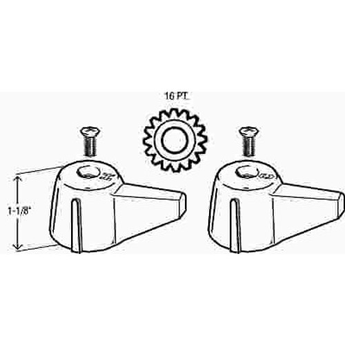 ProPlus Bathroom Handles for Central Brass