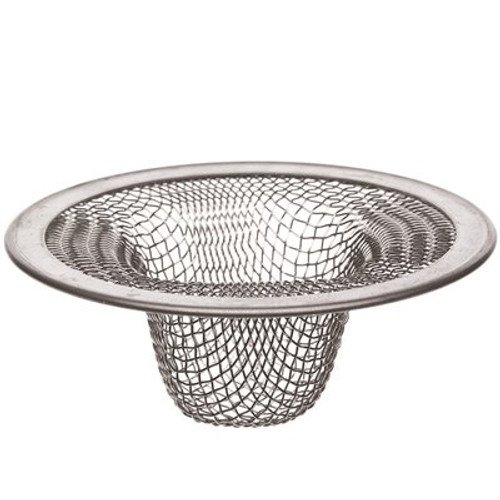 DANCO 2-1/2 in. Mesh Bathroom Sink Strainer in Stainless Steel