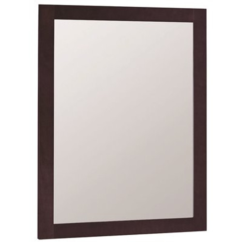 Glacier Bay Modular 24 in. x 31 in. Framed Vanity Mirror in Java Glacier Bay Modular 24 in. x 31 in. Framed Vanity Mirror in Java
