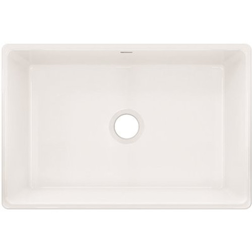 Elkay Explore Farmhouse Apron Front Fireclay 30 in. Single Bowl Kitchen Sink in Gloss White