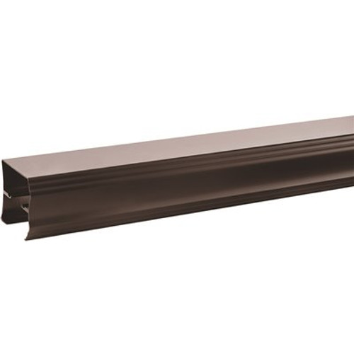 Delta 60 in. Semi-Frameless Traditional Sliding Bathtub Door Track Assembly Kit in Bronze