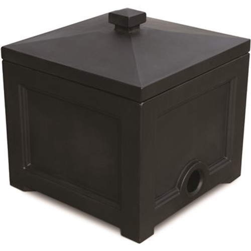 Mayne Fairfield Garden Hose Bin in Black