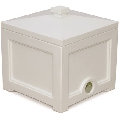 Mayne Fairfield Garden Hose Bin in White