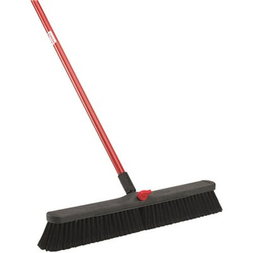 Libman 24 in. Smooth Surface Push Broom Set