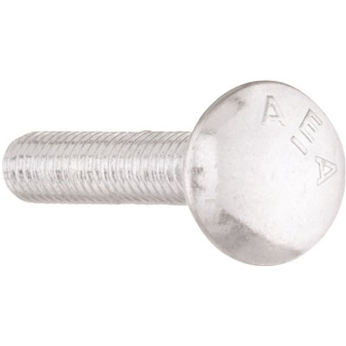 Everbilt 1/4 in.-20 x 1-1/2 in. Zinc Plated Carriage Bolt (100-Pack)