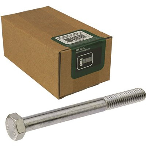 Everbilt 1/2 in.-13 x 4-1/2 in. Zinc Plated Hex Bolt (25-Pack)