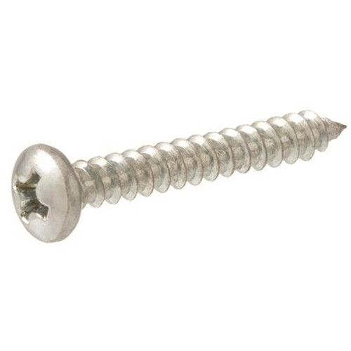 Everbilt #10 x 5/8 in. Phillips Pan Head Zinc Plated Sheet Metal Screw (100-Pack)