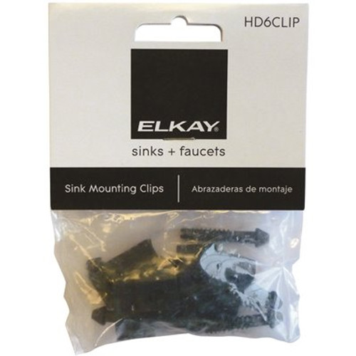 Elkay Heavy-Duty Long Clips and Screws (Bag of 6)