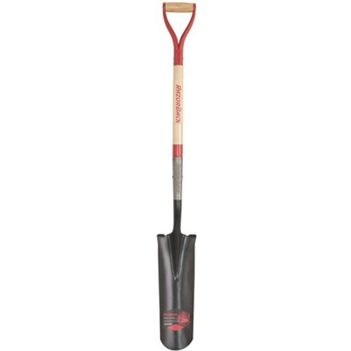 Razor-Back 16.25 in. D-Handle Drain Spade