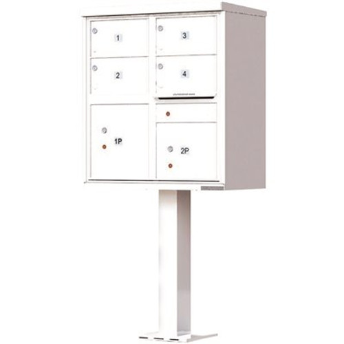 Florence 1570 4-Large Mailboxes 2-Parcel Lockers 1-Outgoing Compartment Vital Cluster Box Unit