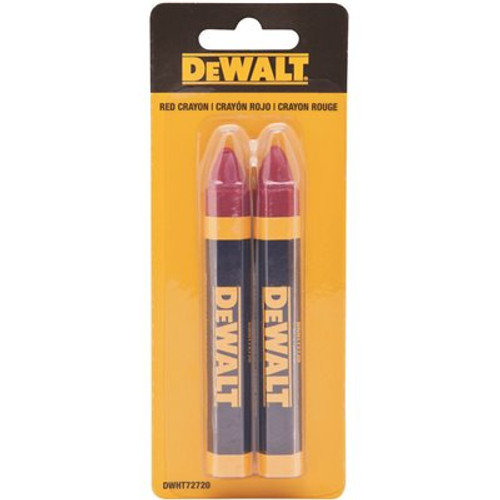 DEWALT Mark Lumber Crayon in Red