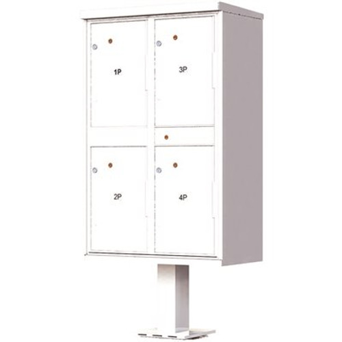 Florence 1590 4-Compartment Valiant Outdoor Parcel Locker