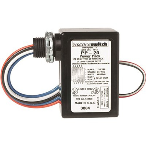 Lithonia Lighting Contractor Select PP20 Series 120-Volt/277-Volt Power/Relay Pack