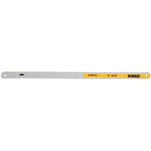 DEWALT 10 in. 24-TPI Bi-Metal Hacksaw Blade (2-Pack)