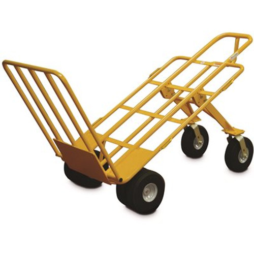 SNAP-LOC 1000 lbs. Capacity Extra-Large 6-Wheel All-Terrain Hand Truck with Airless Tires