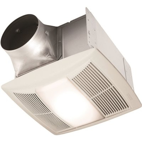 Broan-NuTone QT Series 130 CFM Ceiling Bathroom Exhaust Fan with LED Light and Night Light, ENERGY STAR