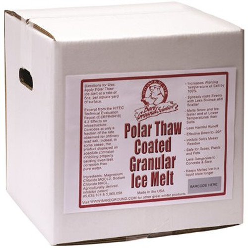 Bare Ground 40 lbs. Coated Granular Ice Melt (Pallet of 48 Boxes)