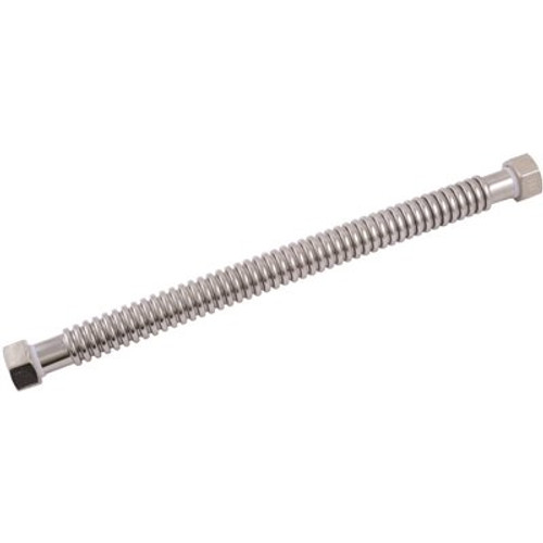 HOLDRITE 1 in. x 1 in. x 18 in. Stainless Steel Water Heater Connector HOLDRITE 1 in. x 1 in. x 18 in. Stainless Steel Water Heater Connector