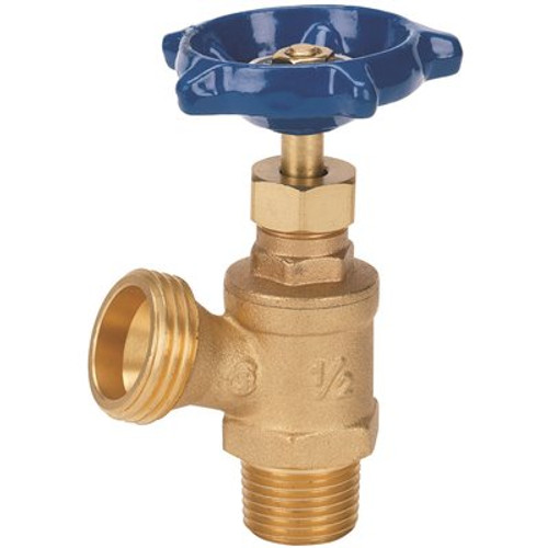 Everbilt 3/4 in. MIP and 1/2 in. FIP x 3/4 in. MHT Brass Boiler Drain Valve