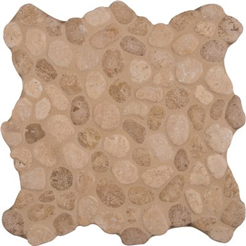 MSI Silver Travertine 11.75 in. x 11.88 in. Textured Marble Look Floor and Wall Tile (9.1 sq. ft./Case) MSI Silver Travertine 11.75 in. x 11.88 in. Textured Marble Look Floor and Wall Tile (9.1 sq. ft./Case)