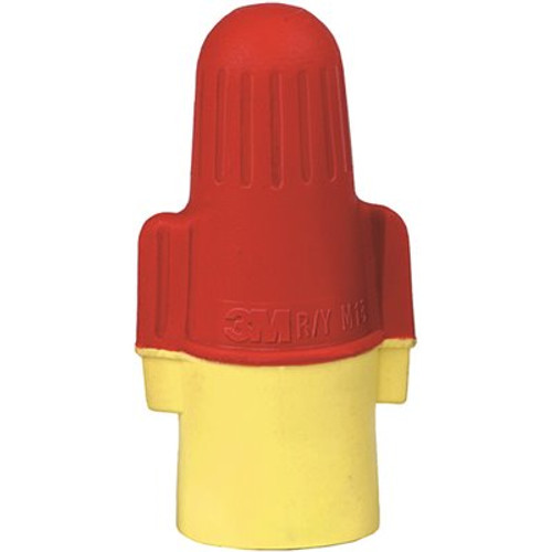 3M Wire Connector, Red/Yellow (Case of 10) (100 per Pouch)