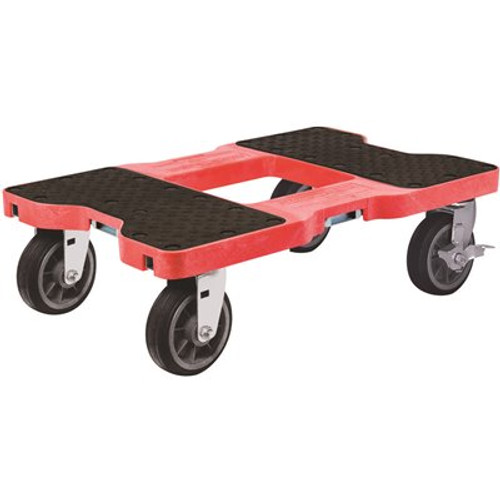 SNAP-LOC 1,500 lbs. Capacity All-Terrain Professional E-Track Dolly in Red