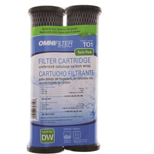 OmniFilter Replacement Whole House Water Filter Cartridge (2-Pack)