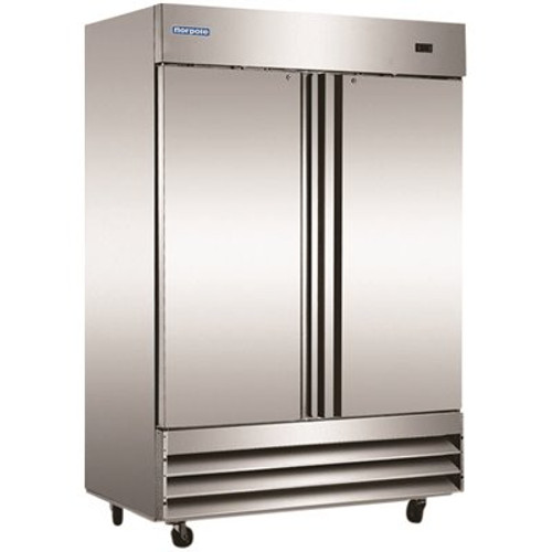Norpole 48 cu. ft. Commercial Refrigerator in Stainless Steel
