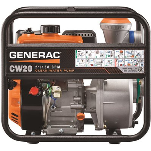 Generac 5 HP 2 in. Gas Powered Clean Water Pump