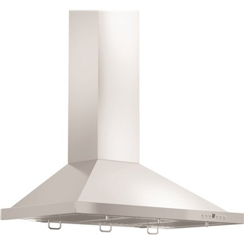 ZLINE Kitchen and Bath 48" Convertible Vent Wall Mount Range Hood in Stainless Steel with Crown Molding (KBCRN-48)