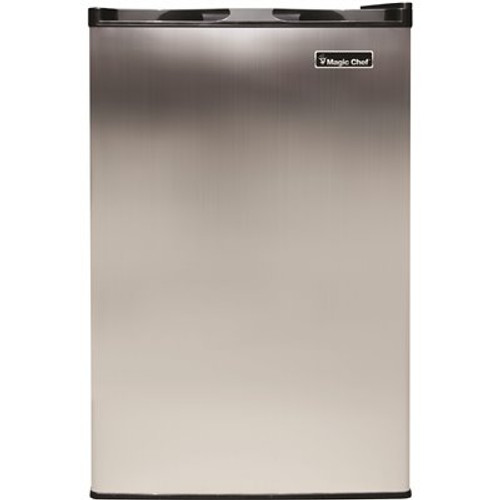 Magic Chef 3.0 cu. ft. Upright Freezer in Stainless Steel