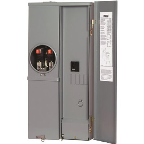 Siemens EUSERC Compliant Single Phase 200 Amp 4-Space 6-Circuit Meter Combination Load Center