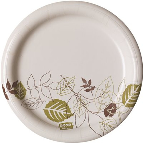 Dixie Ultra 6 in. Heavy-Weight Paper Plates, Pathways, Disposable Paper Plates (1,000 per Case)