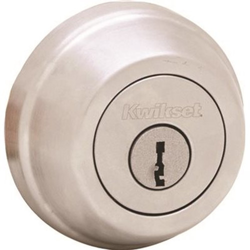 Kwikset 599 Gatelatch Polished Brass Double Cylinder Deadbolt