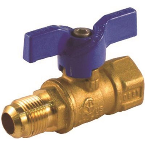 Jomar 3/8 in. Flare X 1/2 in. FIP Gas Ball Valve