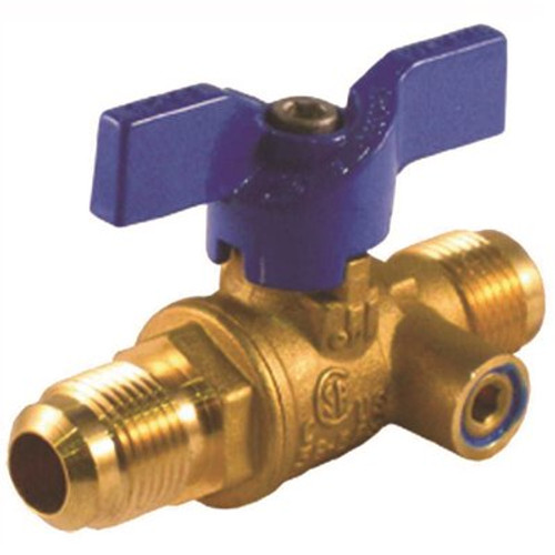Jomar 1/2 in. Flare x 1/2 in. MIP Gas Ball Valve