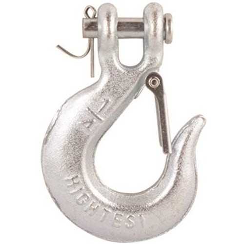 KingChain 1/8 in. Grade 43 Clevis Slip Hook with Safety Latch