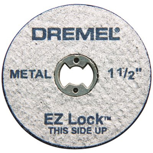 Dremel EZ Lock 1-1/2 in. Rotary Tool Metal Cut-Off Wheels for Metal (5-Pack)