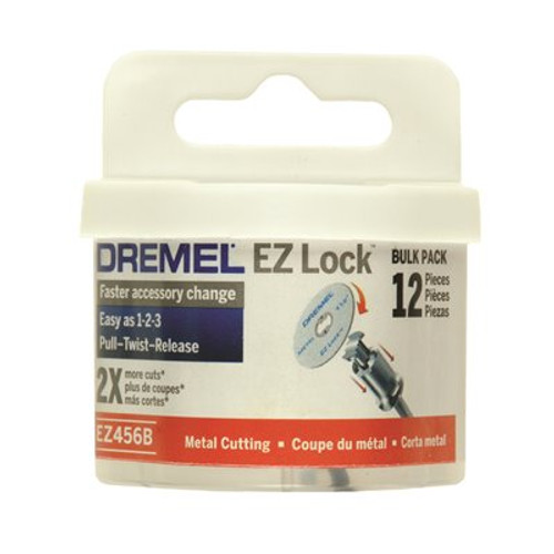 Dremel EZ Lock 1-1/2 in. Rotary Tool Metal Cut-Off Wheels for Metal (12-Pack)