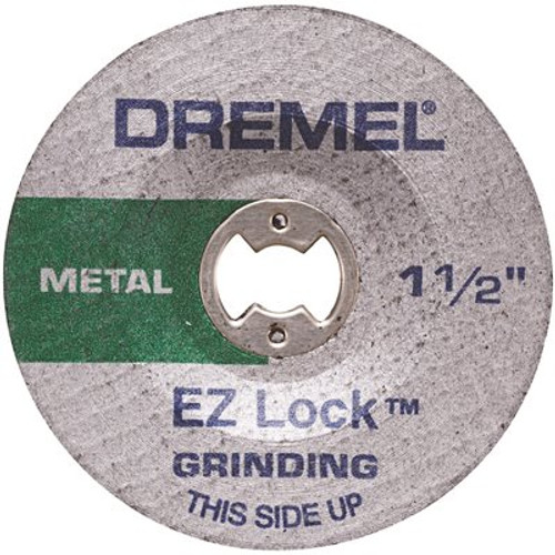Dremel EZ Lock 1-1/2 in. Rotary Tool Metal Grinding Wheel for Metal