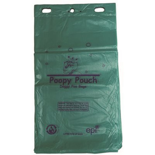 Crown Products Poopy Pouch Pet Waste Header Bags (200 Bags per Header, 12 Headers per Case)
