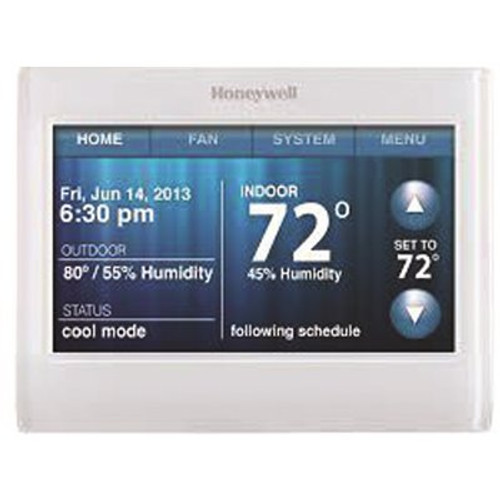 Honeywell Prestige 7-Day Programmable Redlink Technology Digital Programmable Thermostat 2 Wire IAQ Kit with Touchscreen