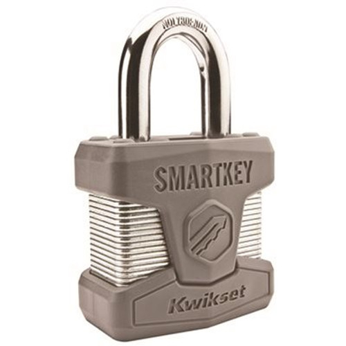 Kwikset 1-1/8 in. Keyed Padlock with SmartKey Security