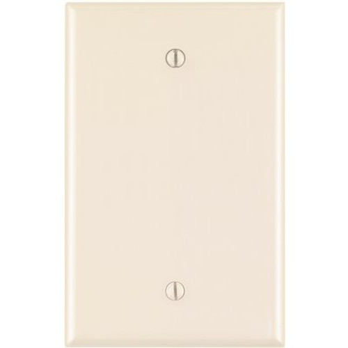 Leviton 1-Gang Midway Blank Nylon Wall Plate, Light Almond