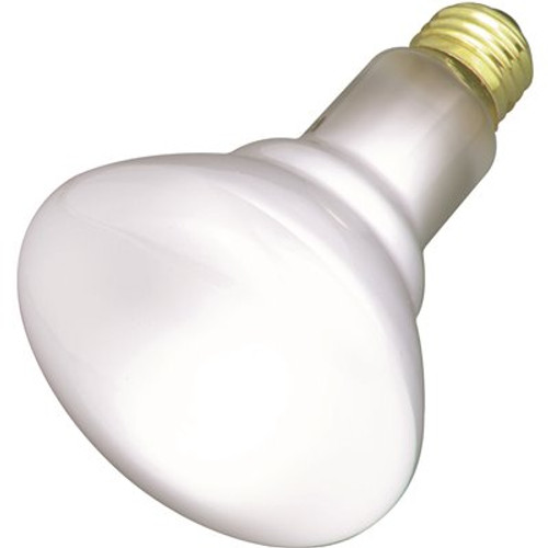 Satco 65-Watt BR30 Medium Base Flood Incandescent Light Bulb in Warm White (12-Pack)