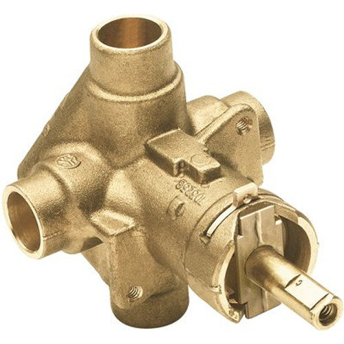 MOEN Brass Rough-In Posi-Temp Pressure-Balancing Cycling Tub and Shower Valve - 1/2 in. CC Connection