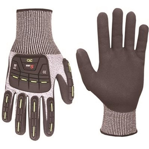 Custom LeatherCraft Cut and Impact Resistant Medium Nitrile Dip Gloves Custom LeatherCraft Cut and Impact Resistant Medium Nitrile Dip Gloves
