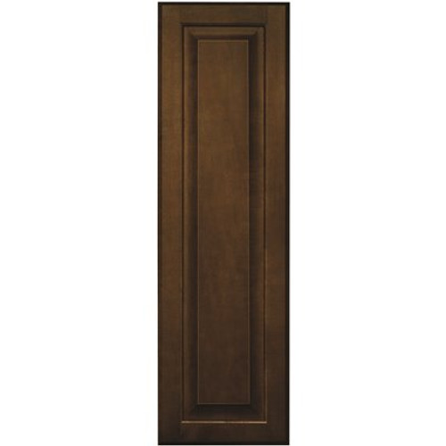 Hampton Bay Hampton 10 in. W x 33.75 in. H Wall Cabinet Decorative End Panel in Cognac