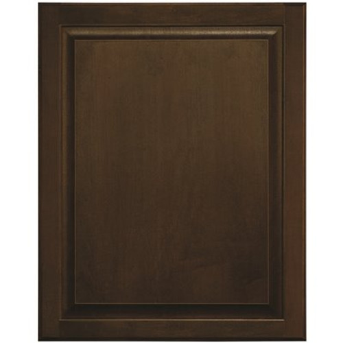 Hampton Bay Hampton 22 in. W x 27.75 in. H Base Cabinet Decorative End Panel in Cognac